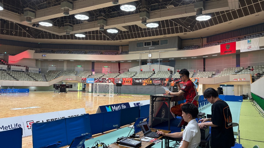 Fリーグ公式戦 アリーナ演出 音響・照明プラン・オペレーション